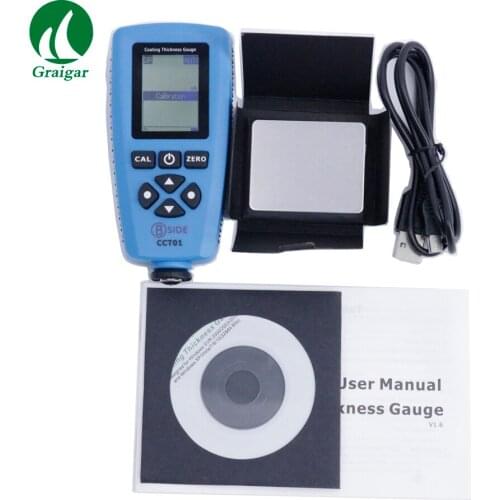 CCT01 Three probe modes: auto, magnetic and eddy current