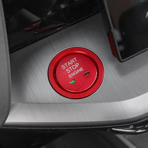 2pcs for MG5 MG6 2021 One click Start Ignition device Decorative frame