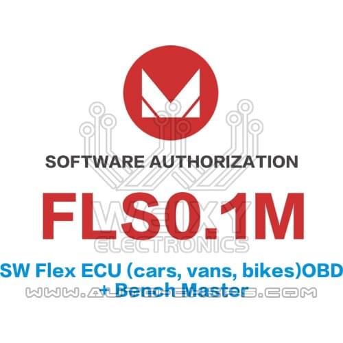 FLS0.1M SW Flex ECU (cars, vans, bikes) OBD + Bench Master