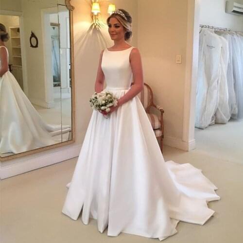 FOLOBE Sleeveless Wedding Dresses