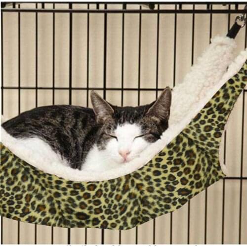 Cat Hammock Kitten Hanging Hammock Bed Pad Pet Cat Cage Comforter