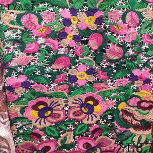 Eyelash lace fabric 100% cotton lace, French tulle Lace Fabric S-230 For Wedding Embroidery african beads lace fabric