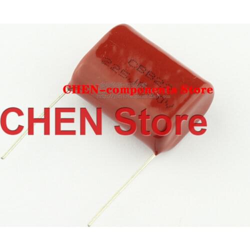 10pcs 27mm metal film capacitor CBB 630V 105 125 155 225 1UF 1.5UF 1.2UF 2.2UF