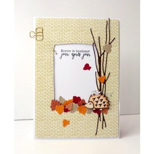 Mmao Crafts Metal Steel Cutting Dies New Dotted rectangle frame Stencil For DIY Scrapbooking Paper/photo Cards Embossing Dies