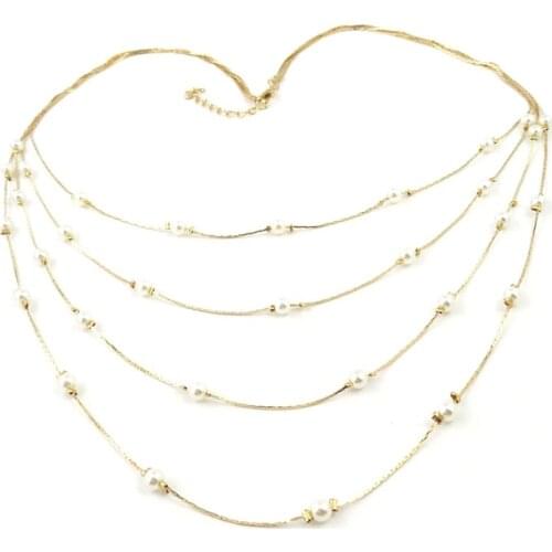Fashionable Natural Pearl Necklace Fashionable Neck Chain Elegant Ornaments Female Chain ValentineS Day Gift