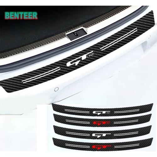 Carbon Fiber GT GTLINE Car Bumper Sticker For Kia Rio X-line Sportage R Stinger Venga Ceed Sorento Picanto Stonic Soul