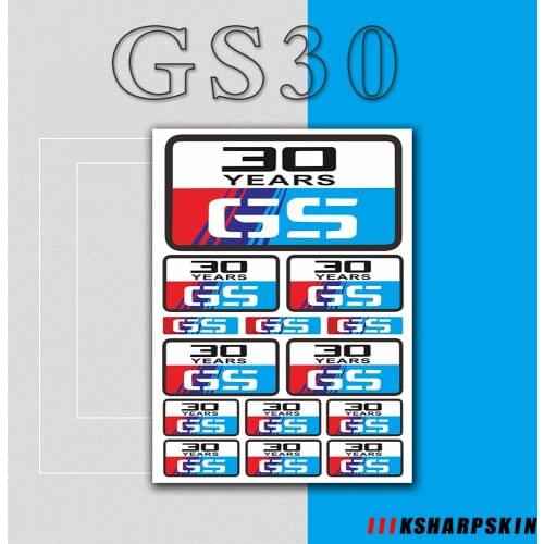 Motorcycle Reflective Decoration Sticker Body fuel tank helmet logo decal For BMW GS30 F850 GS R1200 GS F650 GS F800 GS F700