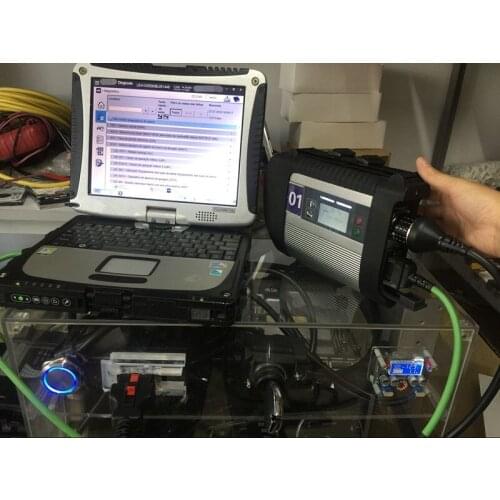 Mb star c4 hdd 320gb newest software with toughbook cf-19 touch screen laptop all cable full set for car and truck diagnostic