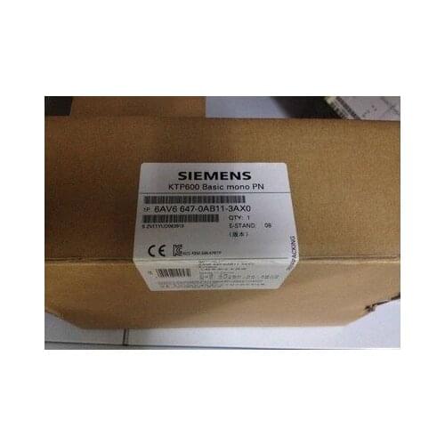 New SIMATIC HMI KTP600 BASIC MONO PN 6AV6647-0AB11-3AX0 Display