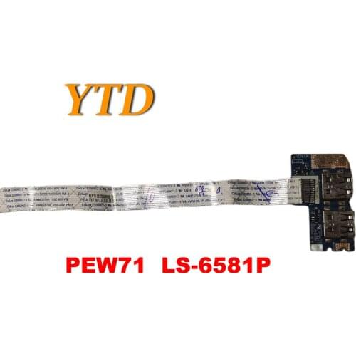 Original for ACER ASPIRE 5742 5552 5736Z 5733 5335 5336 5253 5250 USB BOARD PEW71 LS-6581P tested good free shipping