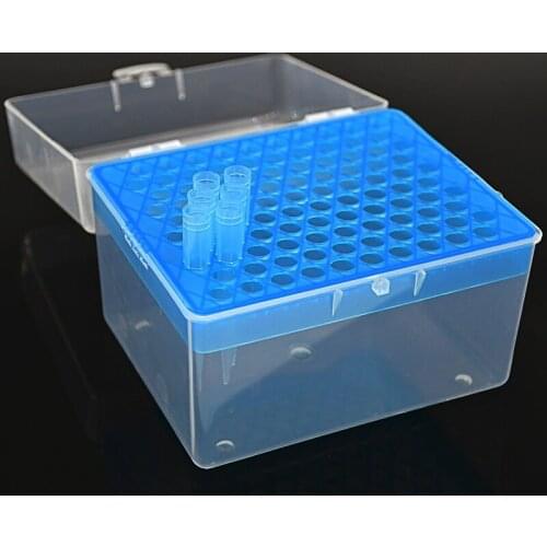 Pipette Tip Box Plastic Box For Dispenser Tips 1 ml Chemical Biological Laboratory Pipettor Tip Cartridge 100 Wells 1 / PK