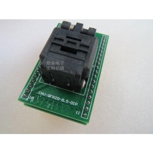 QFN20/DIP20 4X4X0.5MM Burn-in Socket gold plating IC testing seat Test Socket test bench