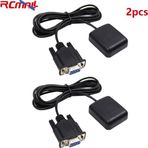 2Pcs BS-72D GPS Receiver Module DB9 Female Connector RS-232 4M Flash NEMA-0183 GPS SBAS QZSS 4800bps to 921600bps