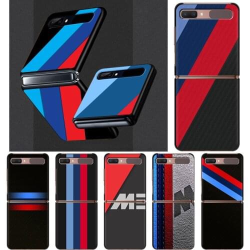 Blue Red Sport Car Case For Samsung Galaxy Z Flip 5G Hard PC Phone Coque Z Flip 3 Split Folding Plastic Z Flip3 Cover ZFlip3 Bag