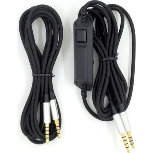 Replacement Audio Cable Tuning Headphone Cable for Logitech Astro A10 A40 Headphones for PS4 for Xbox 7.5