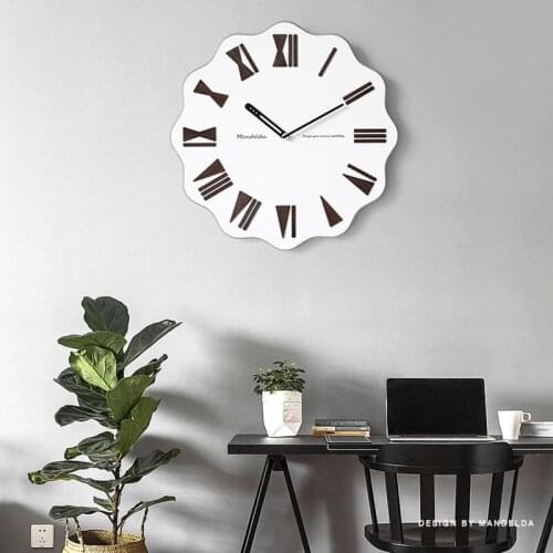 Light Luxury Wall Clock Nordic Style часы настенные Living Room Modern Simple Personality Creative Household Decorative Clock