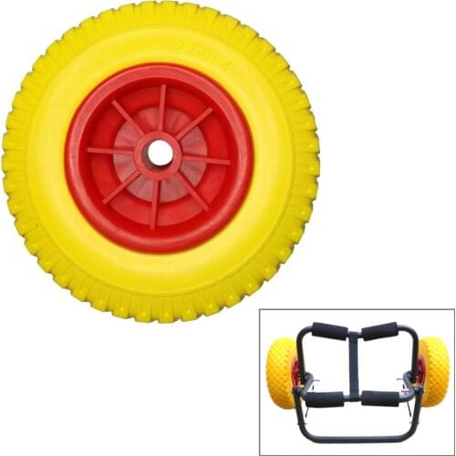 Kayak Carrier Trolley Trailer Transport Cart Wheel for Canoe Dragon Boat Wheel Replacement Kayak Car Rack Tires Dolly