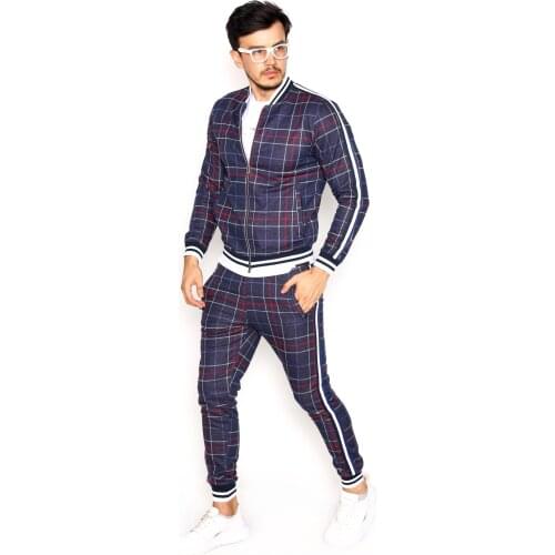 Special pattern knitted sweat suit