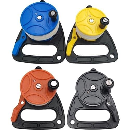 TSMC 150/270ft Line Handheld Diving Cave Reel for Underwater Scuba Wreck Cave Diving Snorkeling SMB Accessorie Heavy Duty