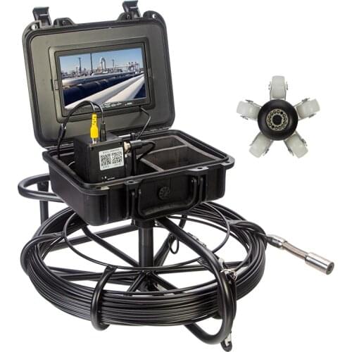 WP7600 Video Camera Drain Sewer Pipe Inspection Camera 5.5m Diameter Cable Endoscope Pipeline Detection System with 16GB Card