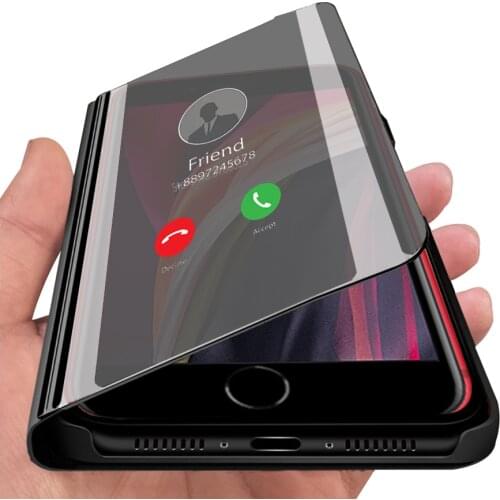 For iphone se 2020 case se2020 phone cover s e 2020se smart mirror case on the for iphone se 2 11 pro max x xs max xr 6 7 8 plus