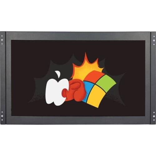 17 inch outdoor sunlight readable high brightness IP65 waterproof dustproof industrial touch screen monitor