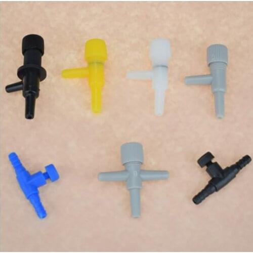 2 3 ways Aquarium Fish Tank Air Pump Connector Control Valve Air Pipe Tube For Aquarium Air Control Valve 5pcs/lot Accessories