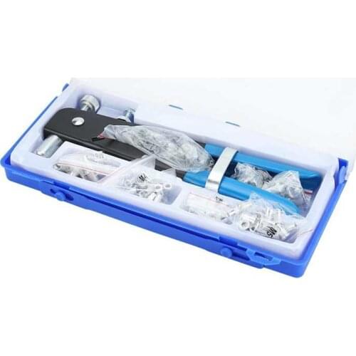 86pcs M3-M8 Hand Riveter Nut Rivet Gun Kit Manual Threaded Nut Rivet Gun Insert Tool Riveter Rivnut Nutsert Riveting Kit