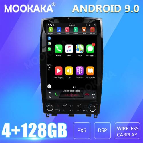 For Infiniti EX25 EX35 QX50 2009+ Car Radio Screen GPS Navigation 4GB+128GB Android Multimedia Player Audio