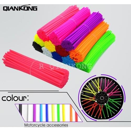 Motocross SPOKE SKINS Wheel RIM SPOKE SHROUDS COVERS for KAWASAKI CRF YZF r3 KX RMZ WR250 MX Dirt Bike exc 250 t max 530 xjr