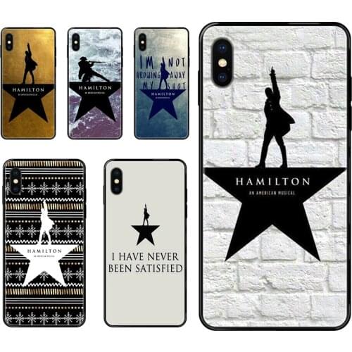 For Redmi 3S 4X 4A 5 5A 6 6A 7 7A 8 8A 8T 9 9A K20 K30 S2 Y2 Pro Plus Ultra Tpu Black Soft Black Phone Case Hamilton Musical