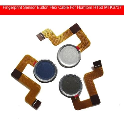 Home Button Fingerprint Sensor Flex Cable For Homtom HT16 Pro MTK6737 Menu Return Touch Sensor Flex Ribbon Repair Parts