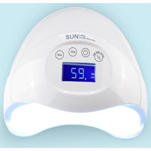 Two hand 48W Dual UV LED Nail Lamp Nail Dryer Gel Polish Curing Light with Bottom 30s/60s/99s Timer LCD display Free Shipping