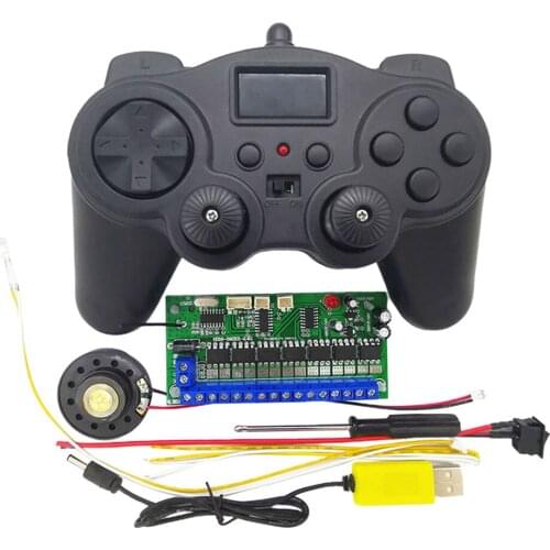 Toy Car 2.4G 3.7V Radio Remote Controller Built-in 3.7V Battery DIY Parts