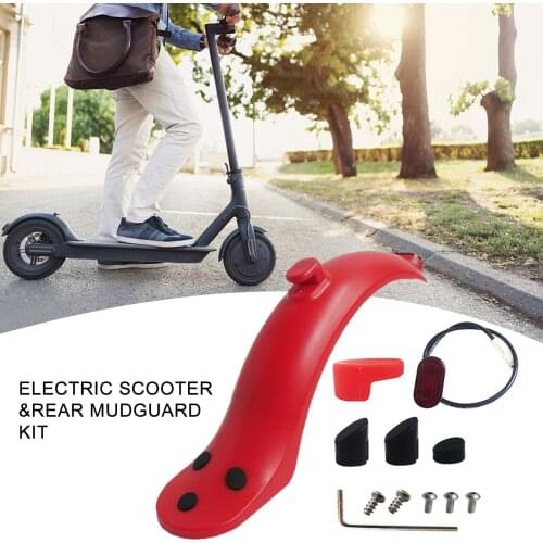Electric Scooter Fender Kit Durable Anti-Wear Front Rear Fender Rears Mudguard Kit Anti-wear Rear Fender For M365/1S/PRO