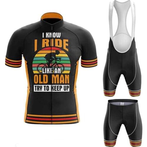 LairschDan Cycling Jersey Man MTB Bike Clothing Set Maillot 9D Gel Pad Culottes Suit Mountain Bicycle Wear Summer Ropa Ciclismo