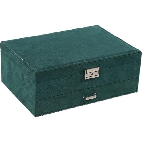 Jewelry Box for Women, Jewelry Display Case Anti Tarnish,Jewelry Storage Organizer Varying Compartments for Jewelry