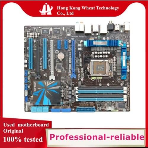 For ASUS P7P55D Deluxe Motherboard Socket LGA 1156 DDR3 P55 Original Desktop Mainboard Used Mainboard