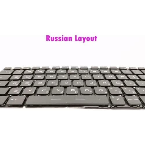 New Russian RGB Colorful Backlit keyboard for MSI Gaming GP72VR LEOPARD PRO/GP72VRX LEOPARD PRO GP62M 7RE World of Tanks Edition