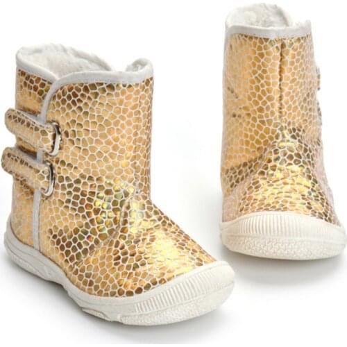 2019 New Baby Girls Kids Boots Personality Leopard Print PU Suede Inner Warm Non-Slip Boots Fshion Toddler Baby Girls Shoes