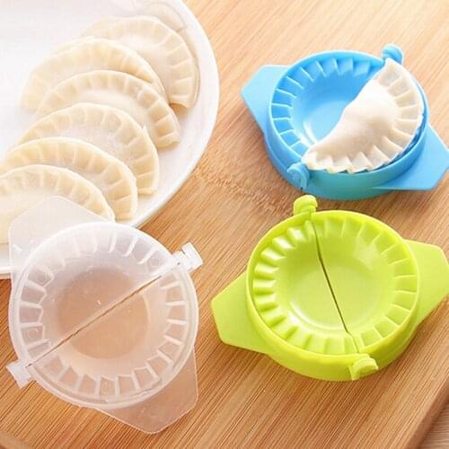 New Kitchen Tools Dumpling Jiaozi Maker Device Easy DIY Dumpling Mold Dumpling Wrapper Cutter Making Machine Cooking Pastry Tool