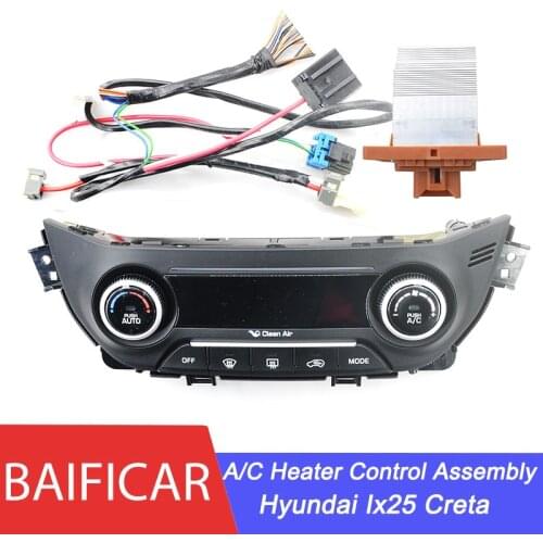 Baificar Brand New Genuine Upgrade Heater Control AC Switch Automatic Air Conditioning Panel Assembly Kit For Hyundai IX25 Creta