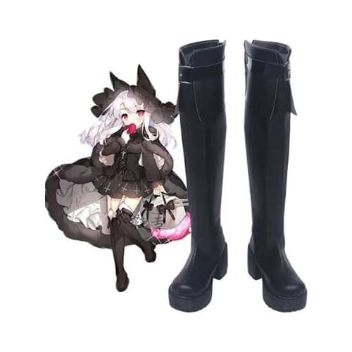 Game Azur Lane Erebus Monitor Cosplay Boots Shoes Costume Accessories Halloween Party Boots for Adult Women Shoes