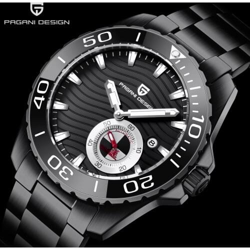 Pagani Design 2021 Upgrade Version PD-1636 Watch Mens High-end Mechanical Watch Stainless Steel Waterproof Clock Montre Homme