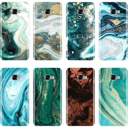 Luxury Marble Aesthetic Cool Fashion Soft Back Cover For Samsung Galaxy C9 C7 C5 Pro Phone Case Silicone For Samsung C5 C7 C8
