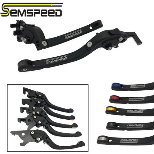 SEMSPEED Motorcycle Folding Levers For Aprilia DORSODURO 1200 2011-2015 2016 CNC Adjustable Foldable Only Brake Clutch Levers