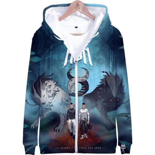 Manuel Turizo 3D Print Hoodie Autumn And Winter Passionate Style Men/Women Casual Clothes Streetwear Gothic Style Zip Hooded