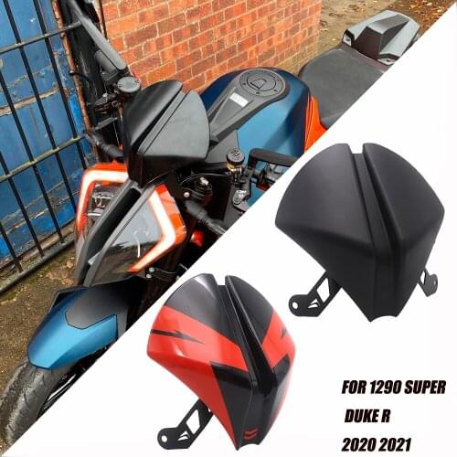Windscreen Wind Screen Deflectors Windshield + Rear Pillion Passenger Seat Cover Fairing Cowl For 1290 Super Duke R 2020 2021