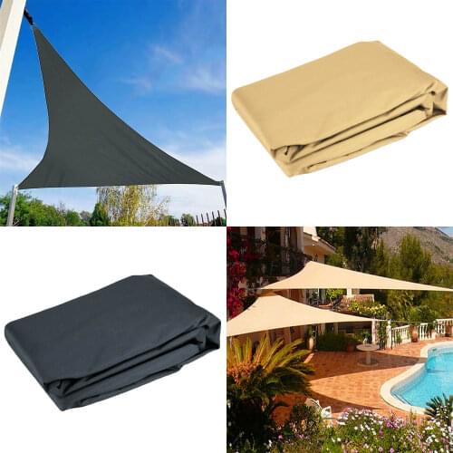 Behogar Awning Waterproof Cloth Tarp UV Protection Sunscreen Raincover Foldable Sun Shade Sail Canopy for Outdoor Patio Garden
