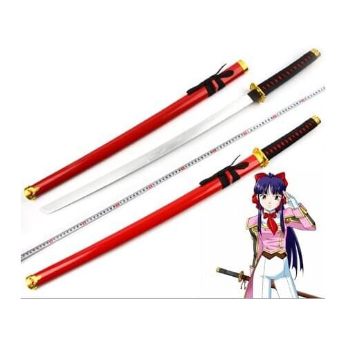 Sakura Wars Shinguuji Sakura Cosplay Wooden Sword For Halloween and Christmas Cosplay Prop